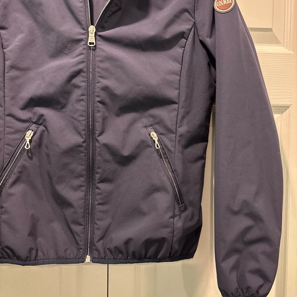 Colmar Navy Blue jacket With Hood Size 40 EUC - Picture 3 of 9